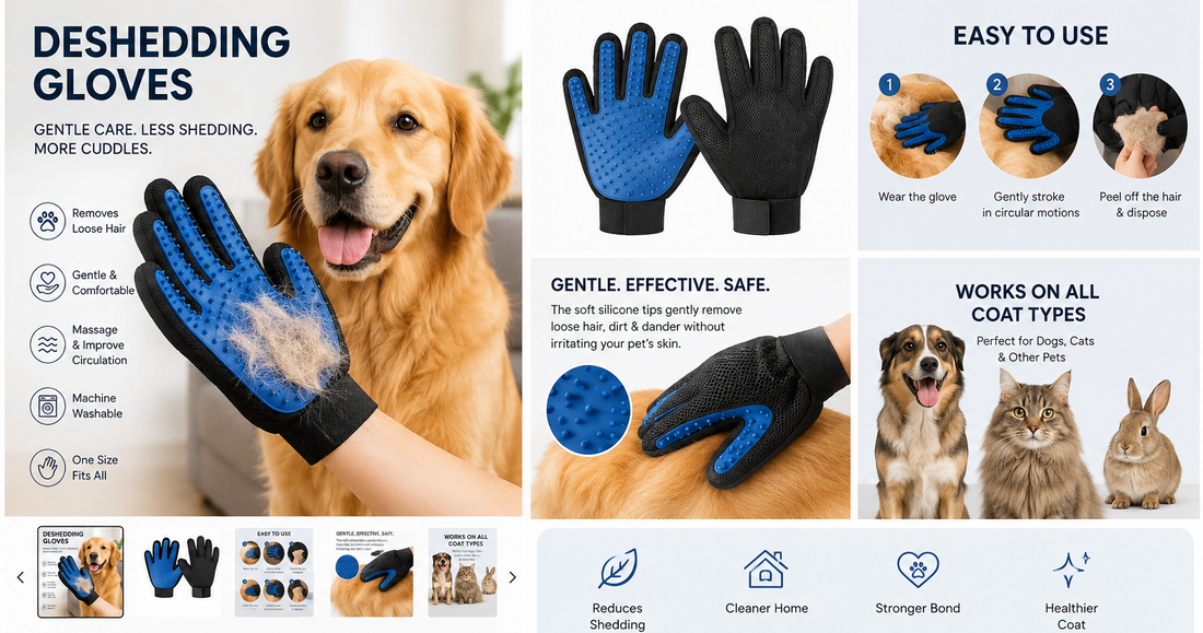 Best Deshedding Gloves for Dogs That Actually Work