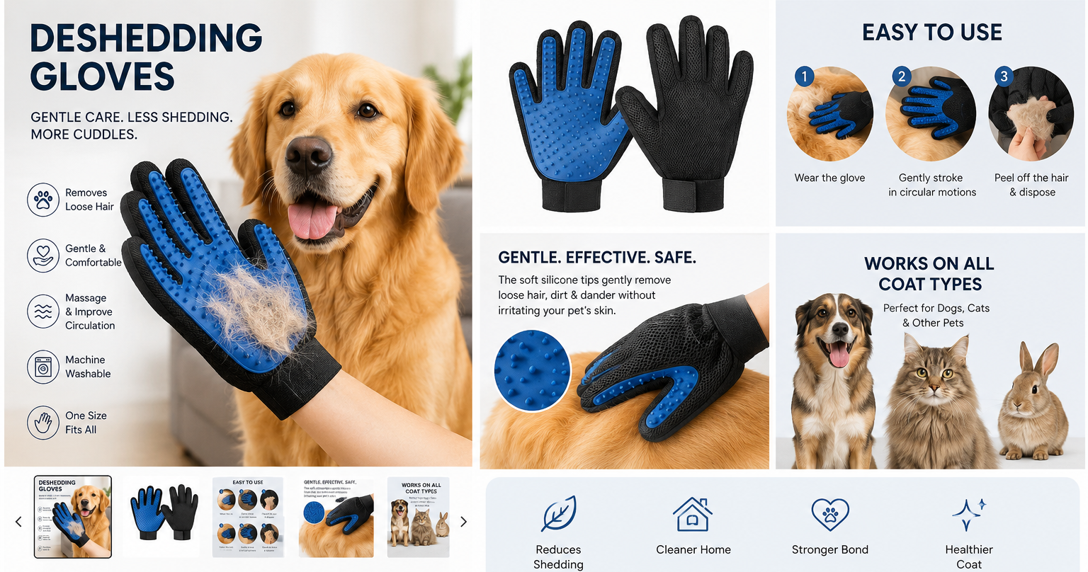 Best Deshedding Gloves for Dogs That Actually Work