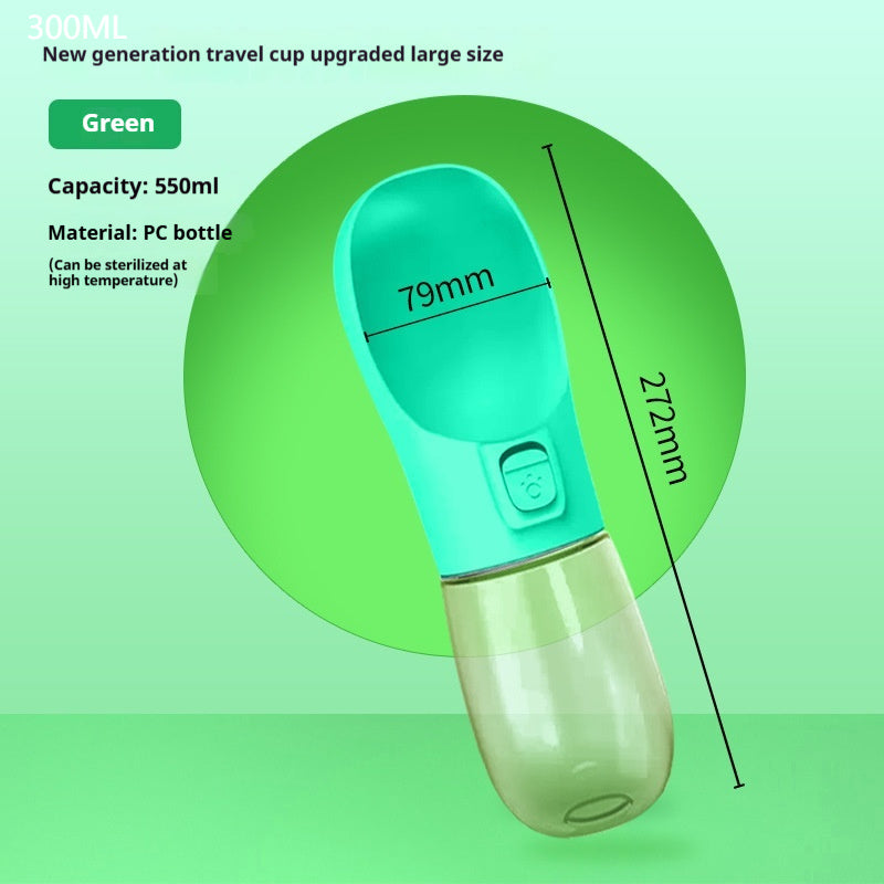 Portable Pet Water Bottle & Feeder