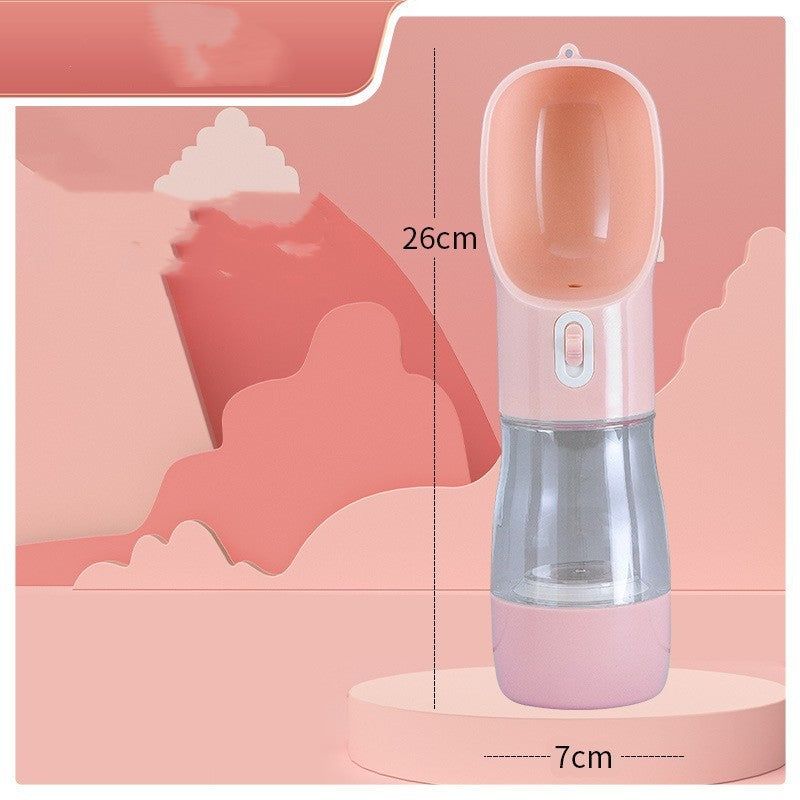 Portable Pet Water Bottle & Feeder