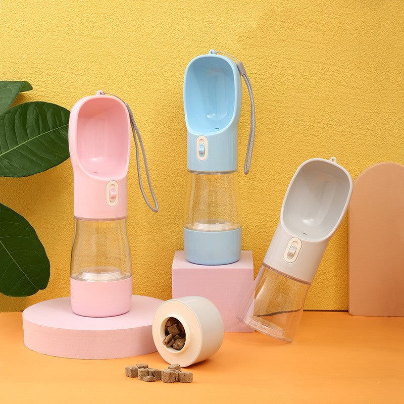Portable Pet Water Bottle & Feeder